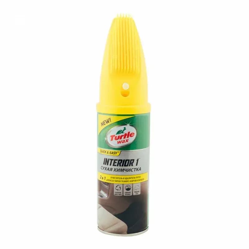 TURTLEWAX Очисник інтер'єру суха хімчистка (+щітка) з нейтралізатором запаху 400мл 52799