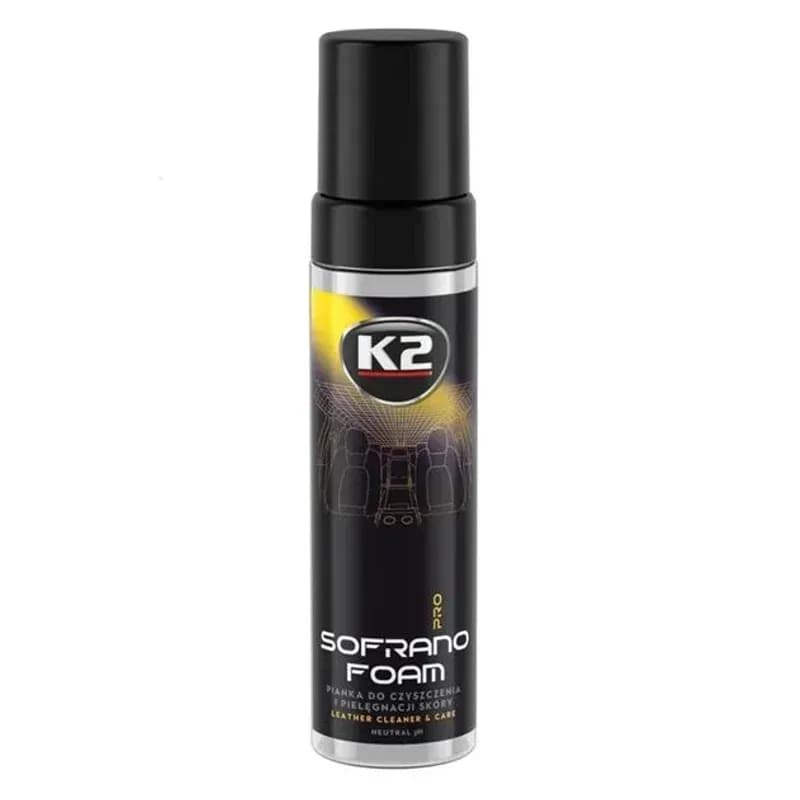 K2 PRO SOFRANO Засіб для очищення та догляду за шкіряними поверхнями (нейтральний) 200мл D5053