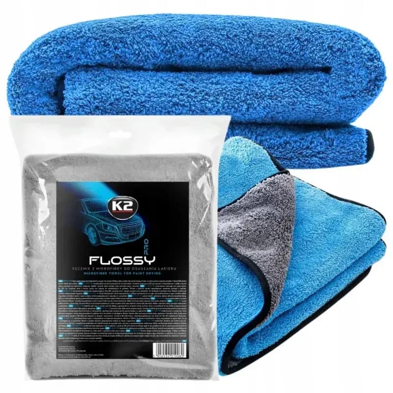 К2 FLOSSY PRO Рушник-мікрофібра для сушки поверхні 90x60см D0220