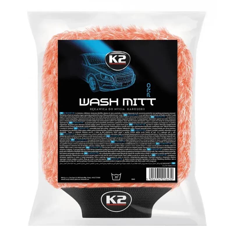 К2 Pro WASH MITT Рукавичка з мікрофібри трикотажна для миття 27х21см M440