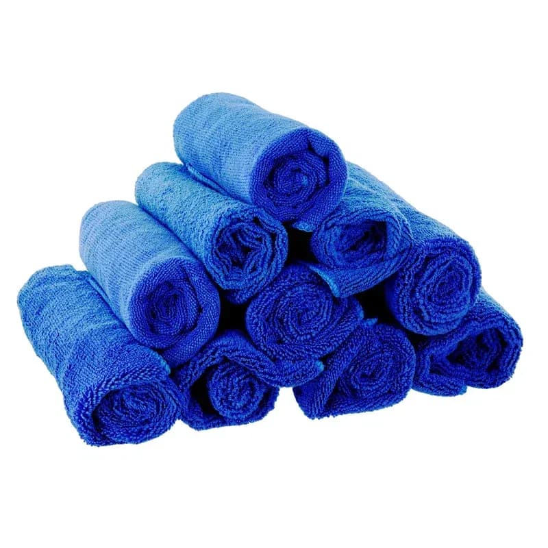 Zollex серветка мікрофібра 40*40см 10шт (синя) ZP-105