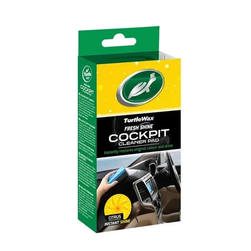 TURTLE WAX Губка для очищення панелі приладів "Цитрус" Turtle Wax Cockpit Cleaner Pad 1шт 51680