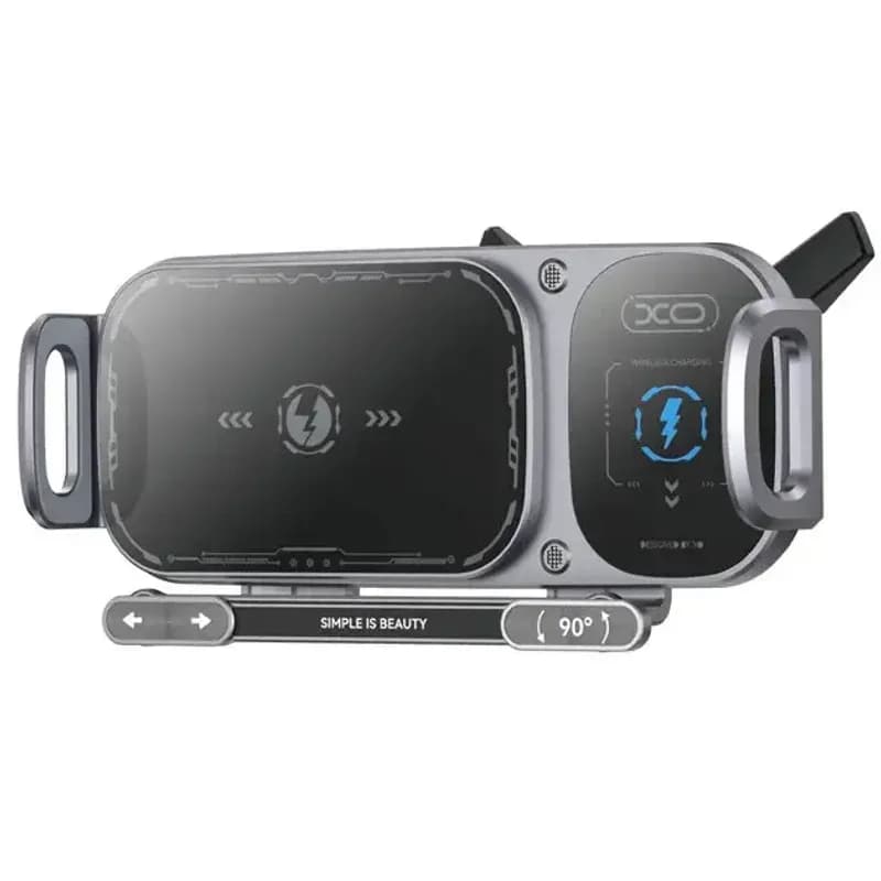 Автотримач з Бездротовим ЗП XO WX042 15W black