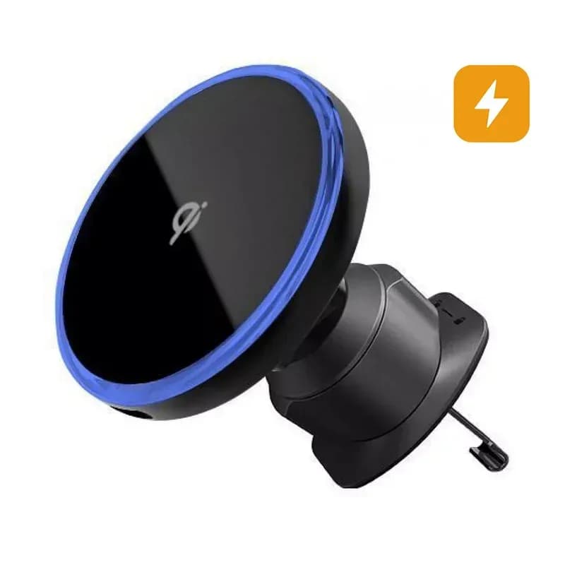 Автотримач з Бездротовим ЗП Proove UNO 15W (black)