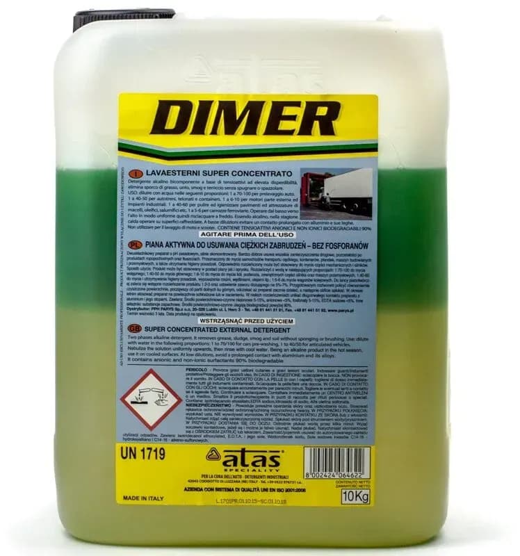 ATAS DIMER Активна піна. Безконтактний автошампунь 10кг