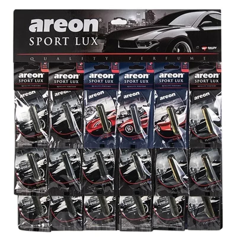 Ароматизатор рідкий Areon Sport Lux MIX 18шт, 5ml (асорті мікс)