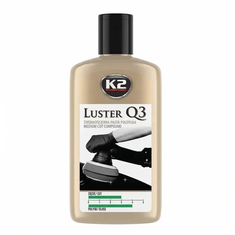 K2 Luster Q3 Паста для полірування кузова, зелена, середньоабразивна 250г L3200N