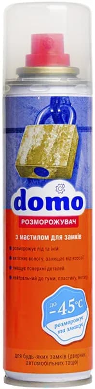 Розморожувач з мастилом для замків DOMO 150мл XD 10086