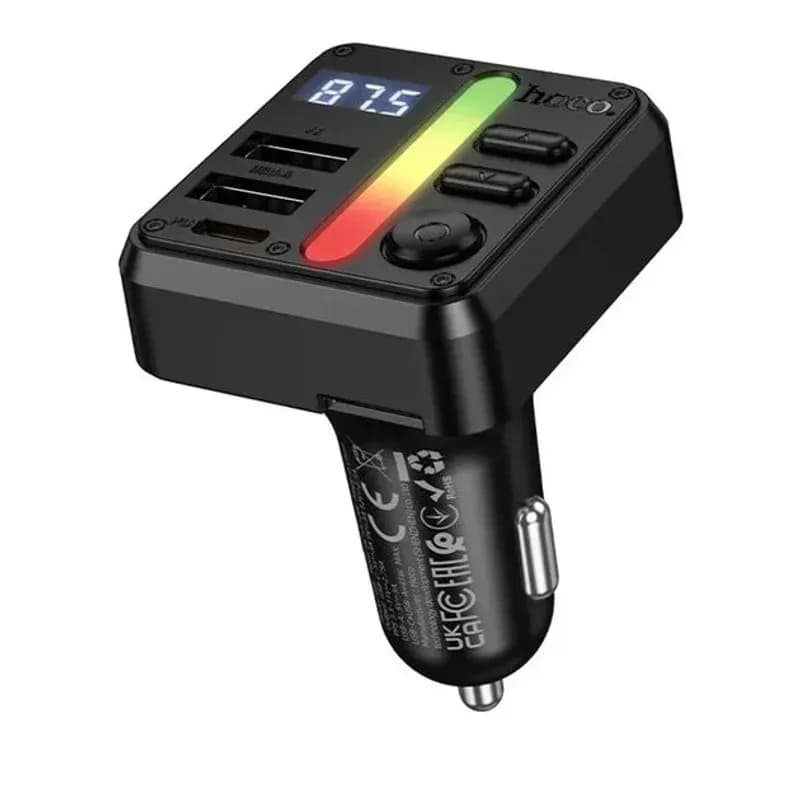 FM модулятор Hoco E89 Libre 1a1c BT FM 45W black