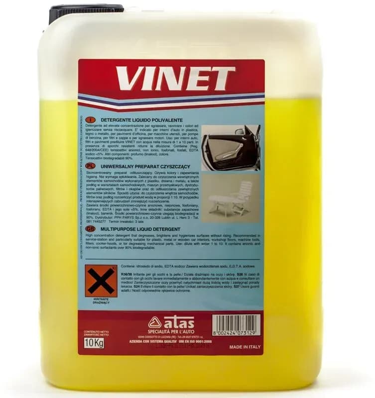 ATAS Vinet Очисник пластика салона 10кг