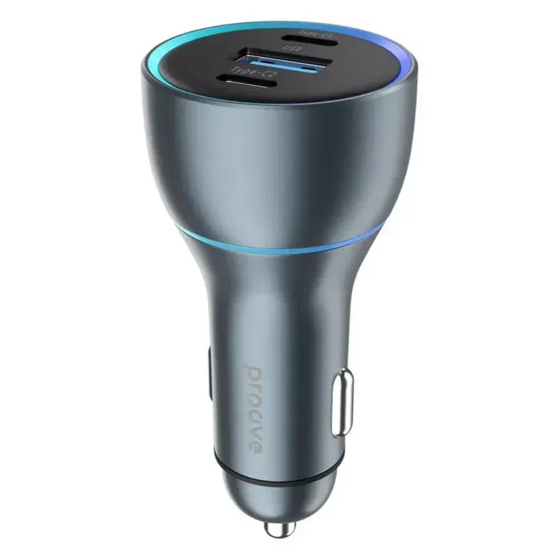 Автомобільна зарядка Proove Super Charge 130W (2 Type-C + USB)