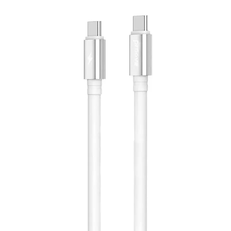 Кабель Type-C to Type-C Proove Magneto 60W 1m (white)